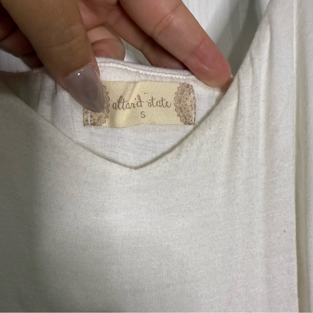 Cream and Black Leaf Print Romper (A14) - Picture 5 of 7